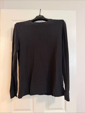 Men’s American Eagle Outfitters Black Long-Sleeve T-Shirt